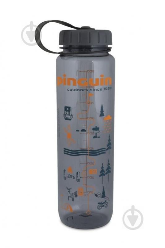 Фляга Pinguin Tritan Slim Bottle 2020 BPA-free 1 L Сірий (PNG-804683)