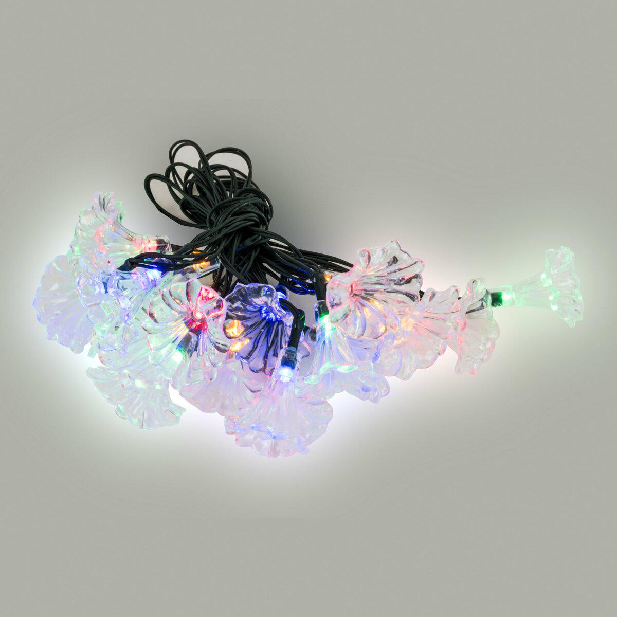 Садовая гирлянда на солнечной батарее Sirius SL2885M-MG20 цветы (20825)