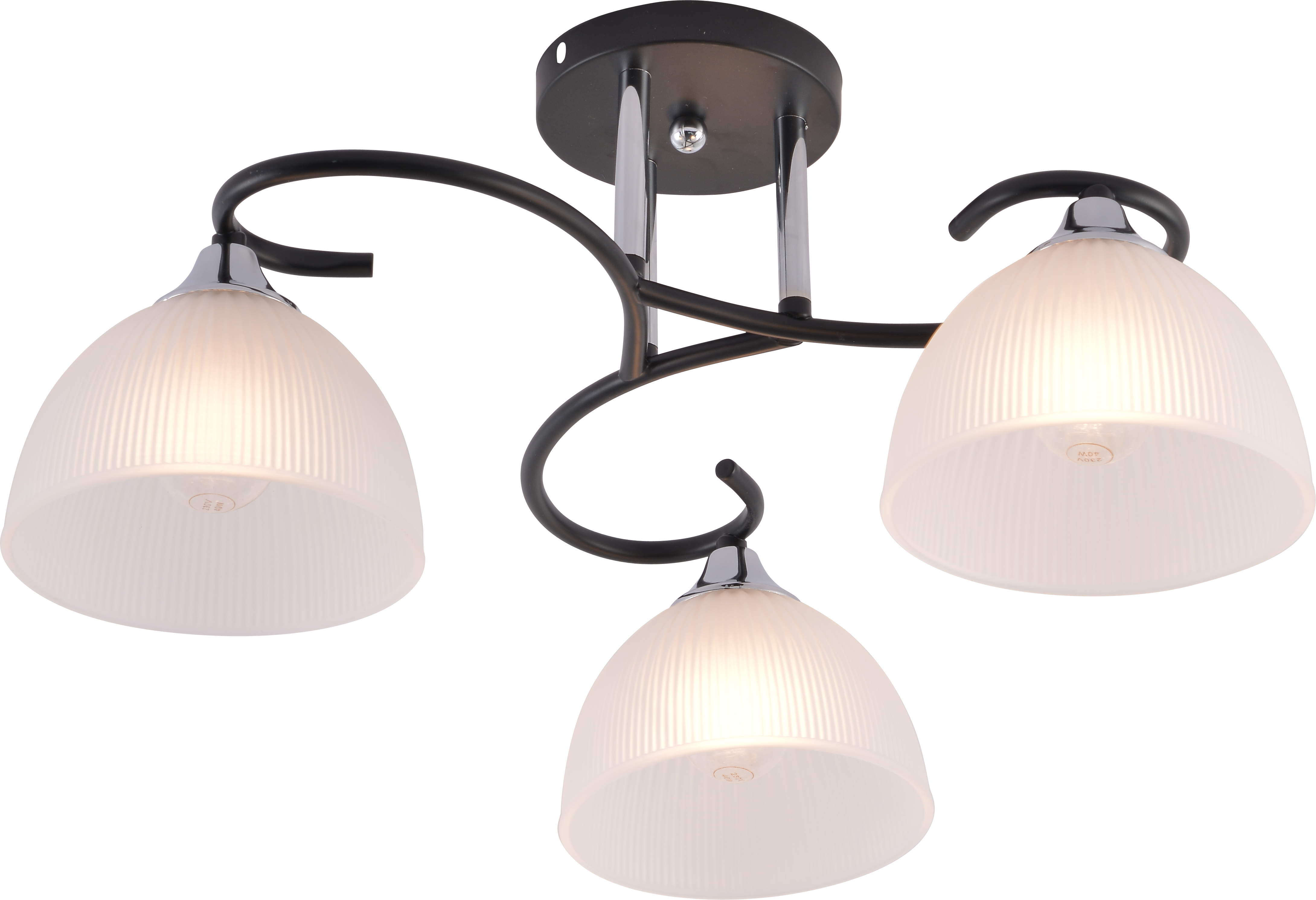 Декоративная люстра INTEREES IS XA1635-3 BK+CR