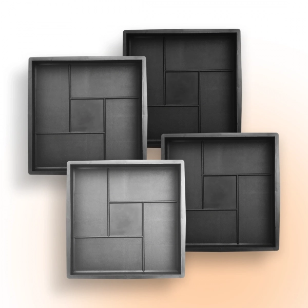 Форми для тротуарної плитки Верес-2007 Лабіринт 300х300 мм 4 шт. (1010804-3145)