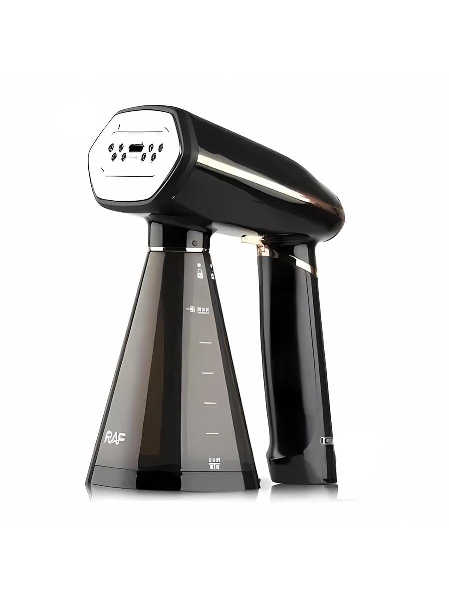 Отпариватель ручной RAF R.1272 с двумя насадками для одежды 1600 Вт 350 мл Черный (3733736А)