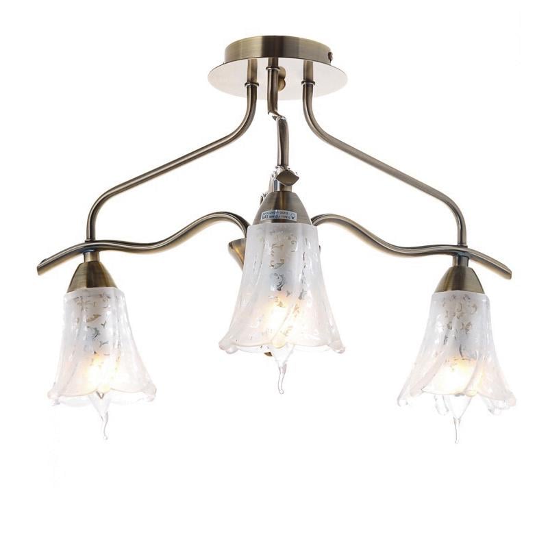 Люстра стельова Light House ES-15719/3 Бронзовий (9451)