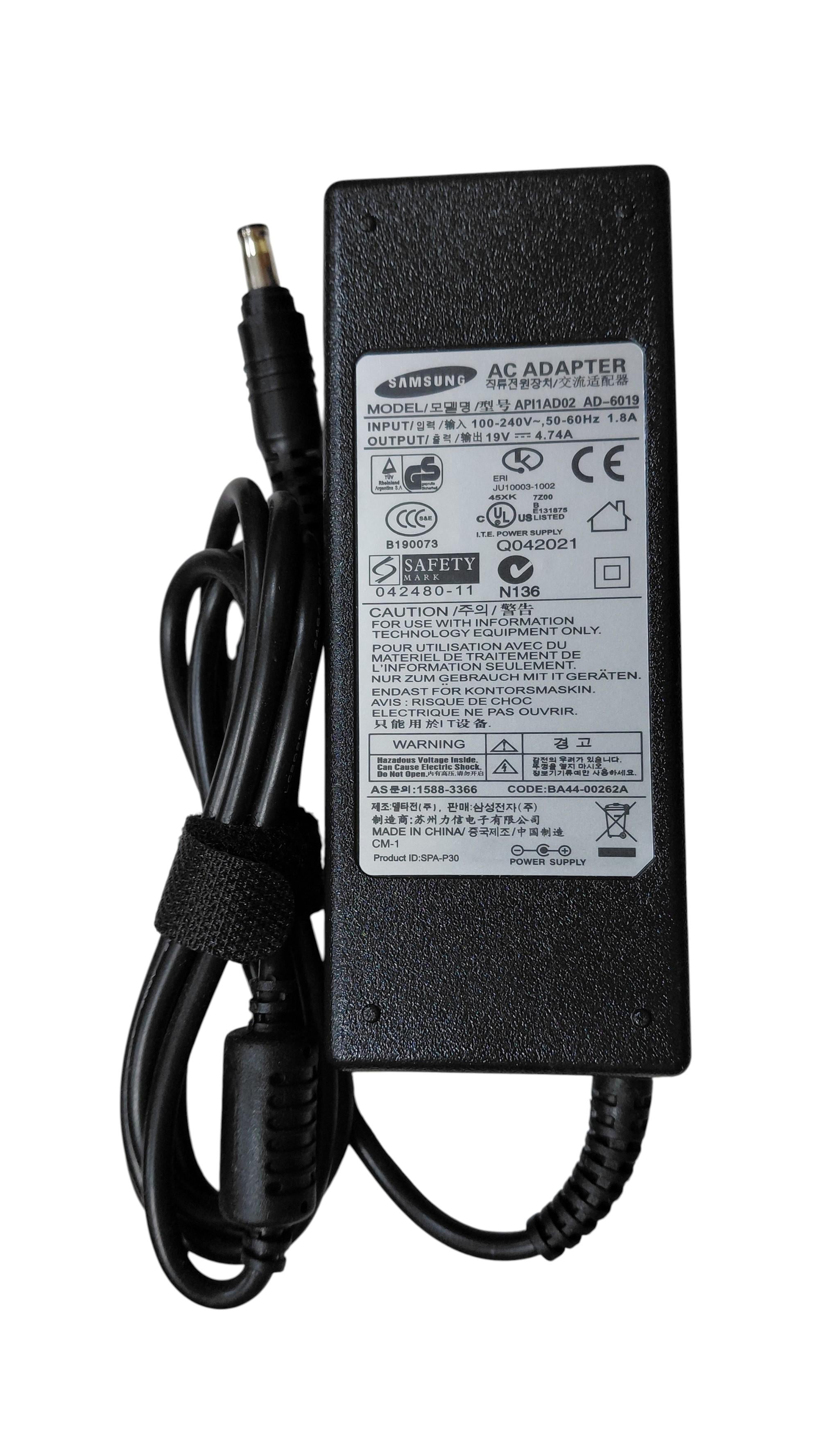 Блок питания для ноутбука Samsung AA-PA3NS90 90W 19V 4,74A 5,5x3,0 мм (081188)