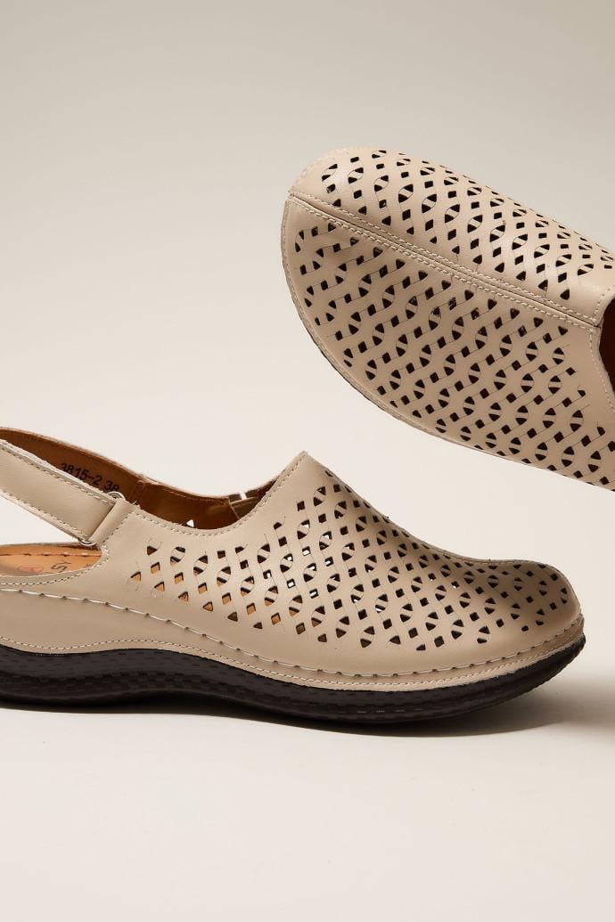 Сандалии женские ALLSY на платформе р. 38 Бежевый (195154) - фото 4 Сандалии женские ALLSY на платформе р. 38 Бежевый (195154) - фото 4