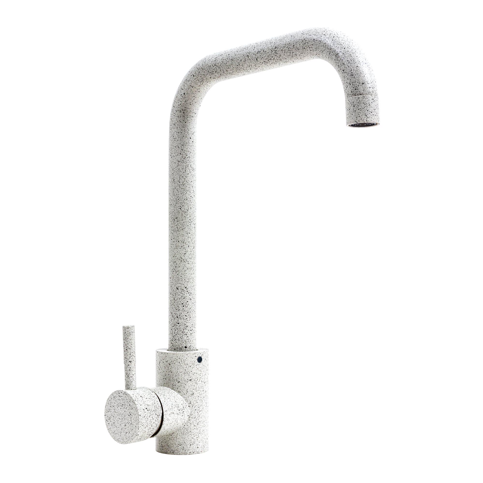 Смеситель кухонный Platinum NS02B в точку Белый (3008B-NA)