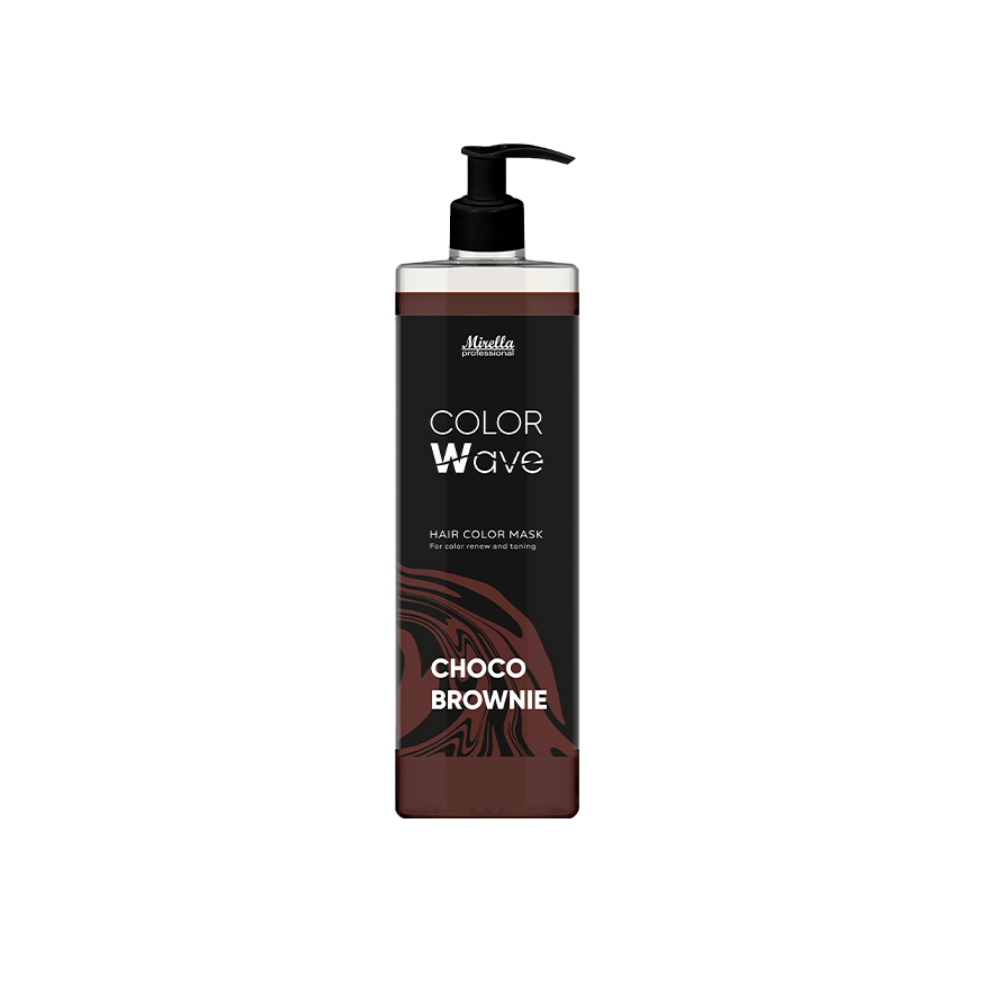Маска тонувальна для волосся Mirella Color Wave Hair Color Mask Choco Brownie 380 мл Маска тонувальна для волосся Mirella Color Wave Hair Color Mask Choco Brownie 380 мл