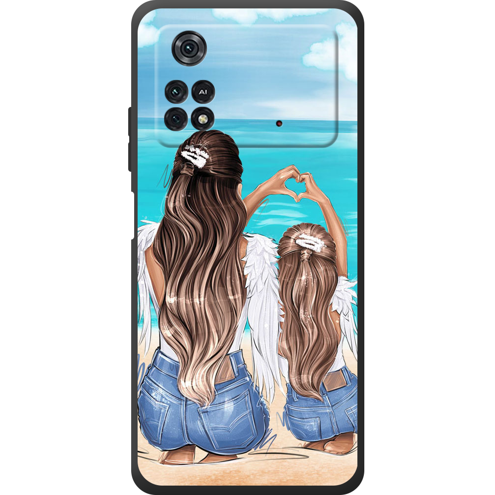 Чехол BoxFace Poco M4 Pro 4G Family Vacation Черный силикон (44475-up2380-44485)