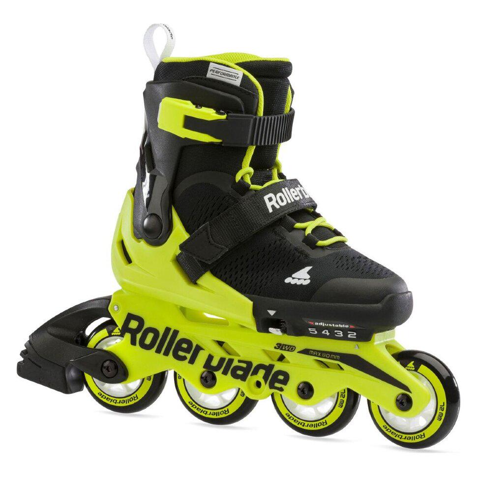 Ролики детские Rollerblade Microblade Black Neon Yellow р. 36,5-40,5 Черный/Желтый