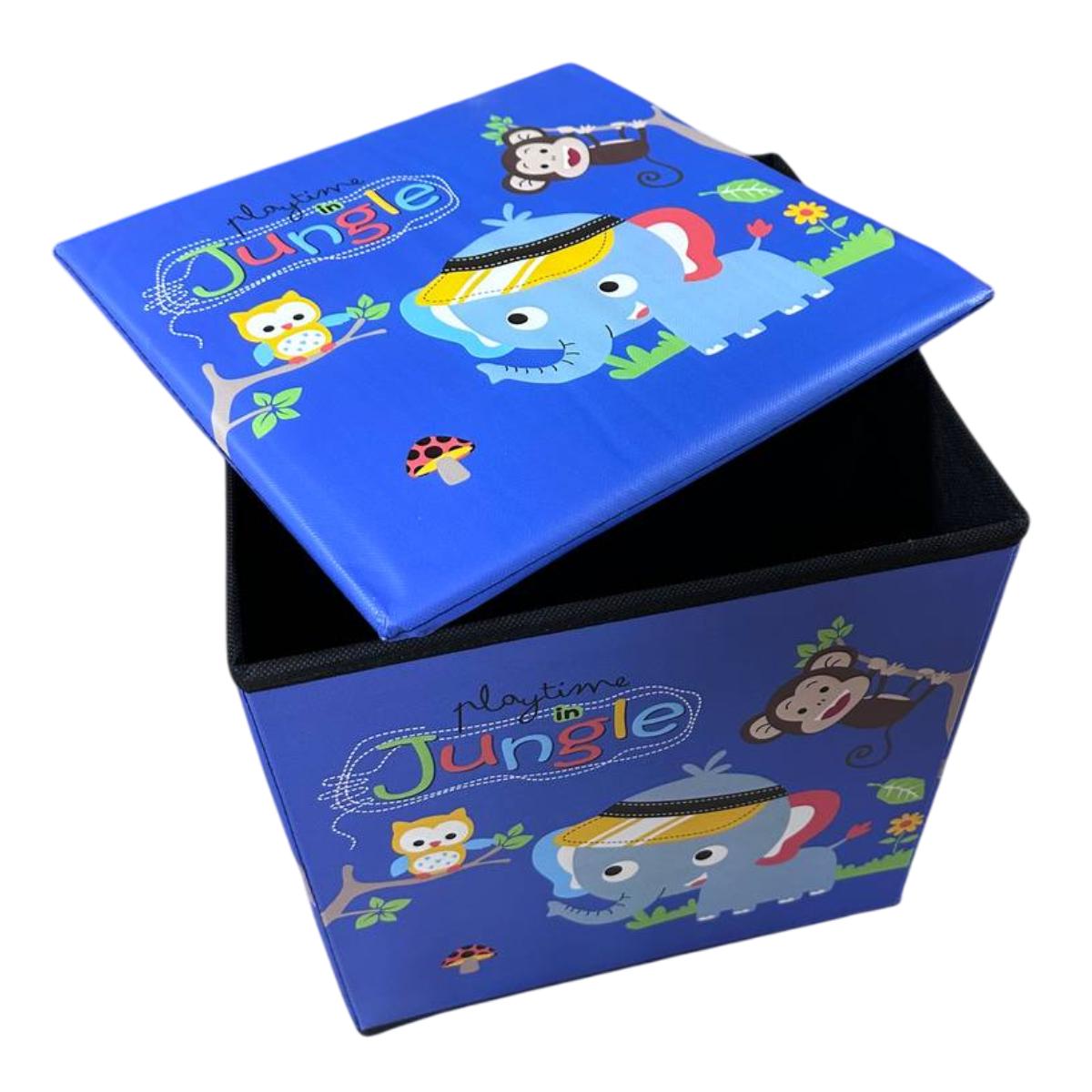 Коробка-пуф Pouf Box для зберігання іграшок/речей 30х30х30 см (R33429) - фото 3