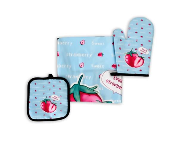 Кухонный набор перчатка/прихватка/фартук 3 пр. 53x68 см (LU000105) Кухонный набор перчатка/прихватка/фартук 3 пр. 53x68 см (LU000105)