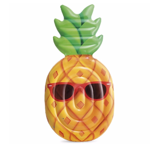 Надувний матрац для плавання Intex 58790 Ананас одномісний (14852434)