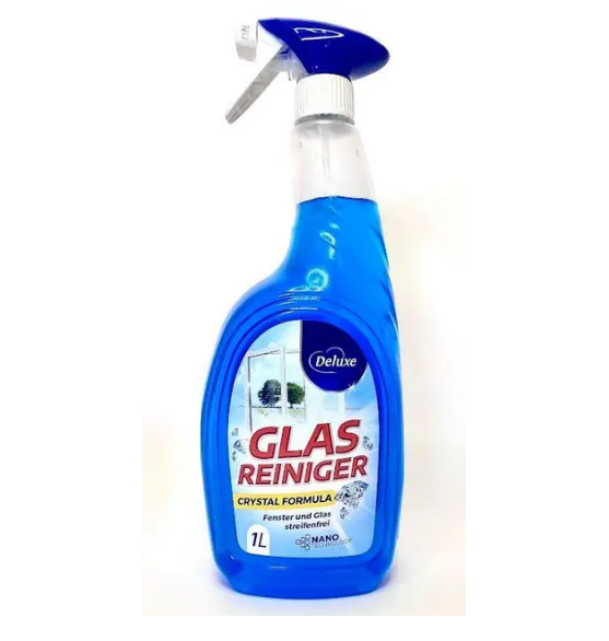 Спрей для мытья стекол и зеркал Deluxe Glas Reiniger 1 л (25793334)