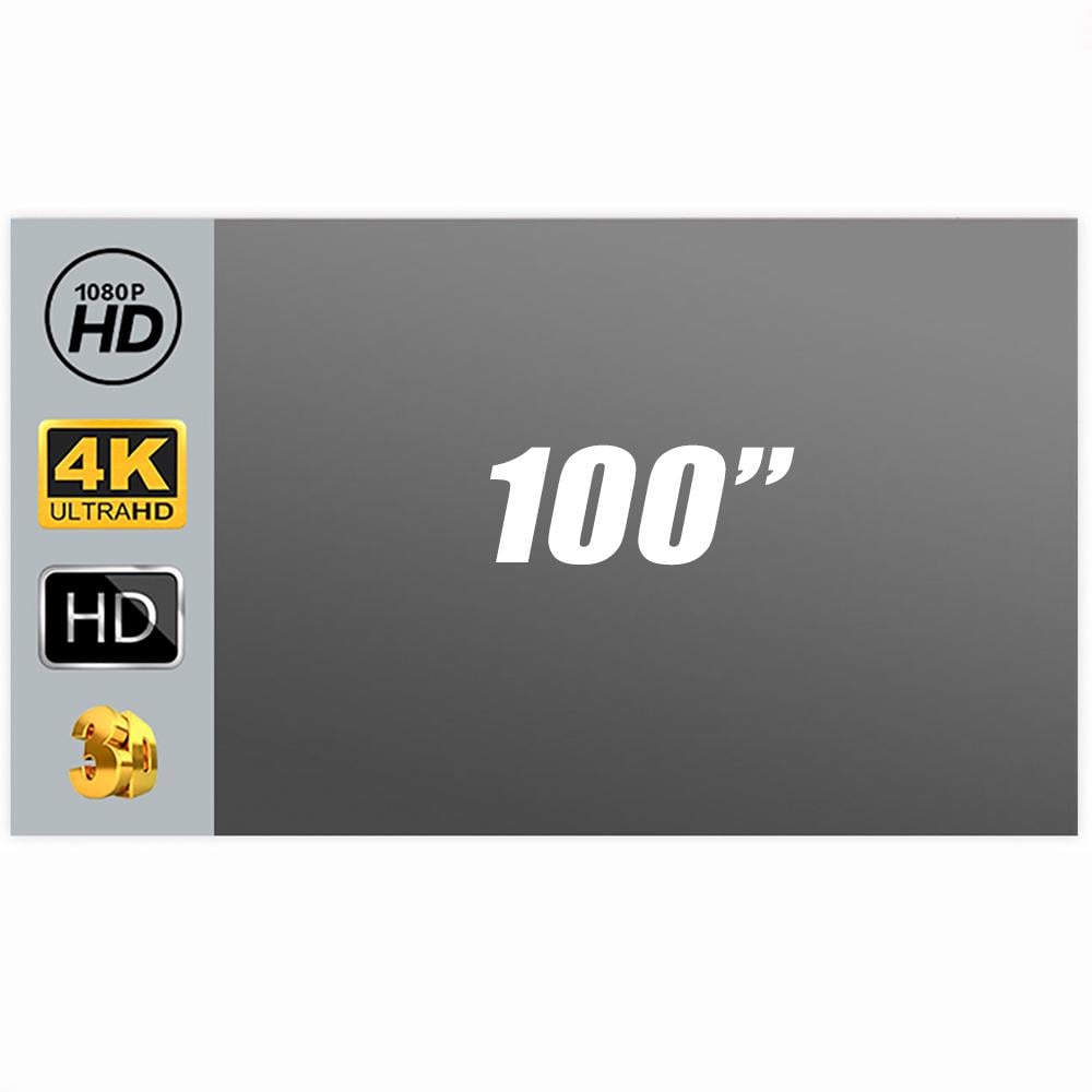 Екран для проектора настінний 100" PVC HD