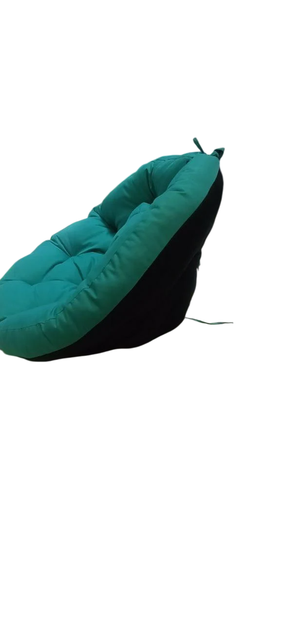 Бескаркасное кресло-матрас трансформер 180x90 см Голубо-черный (2075738875) - фото 2