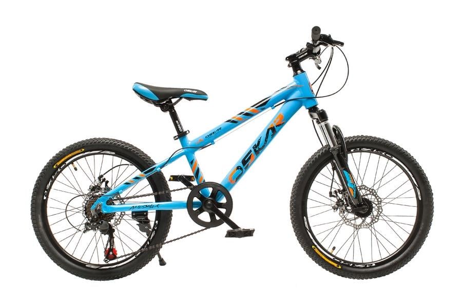 Велосипед дитячий 2-х колісний OSKAR M1825 20'' від 6 до 10 років Блакитний