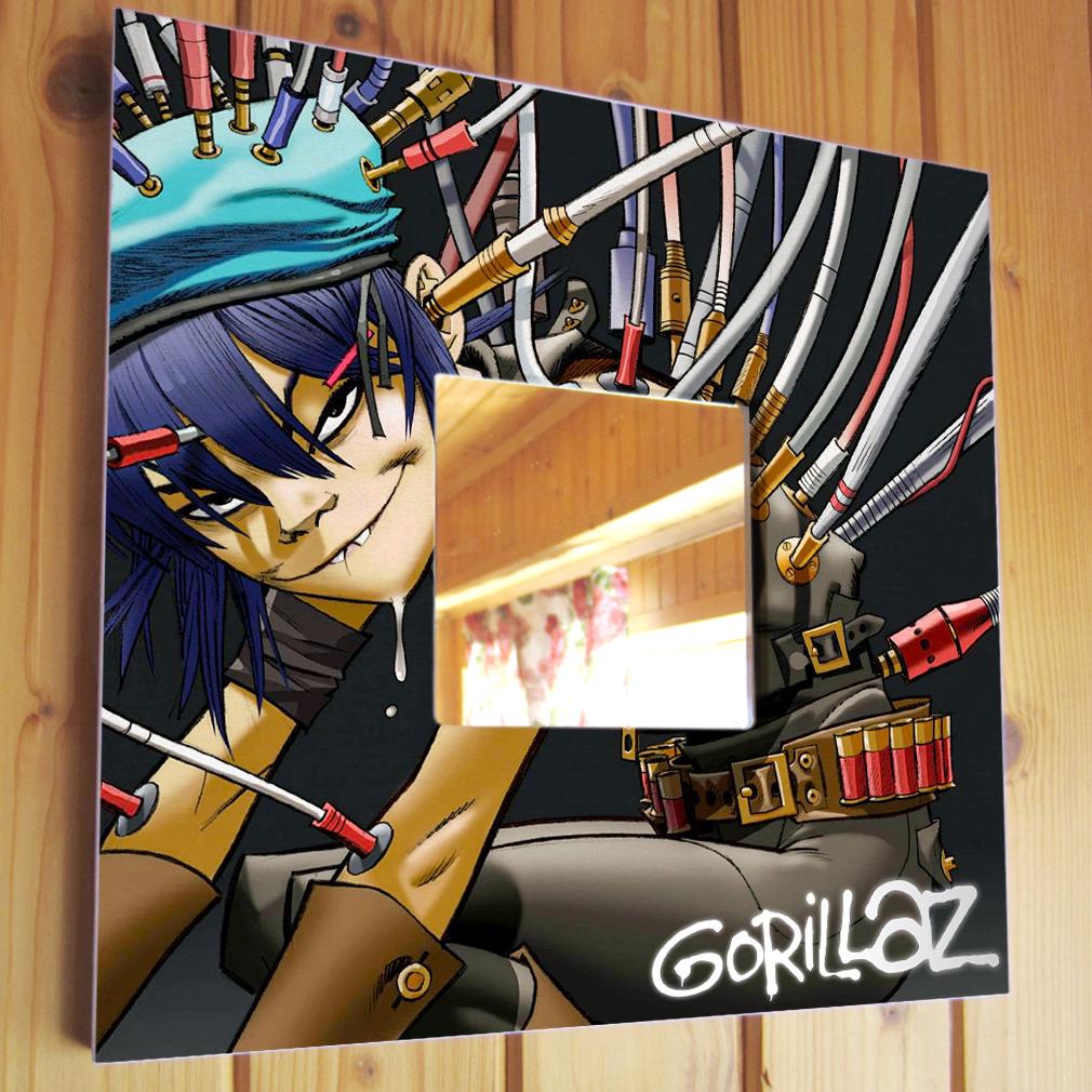 Зеркало декоративное Группа Gorillaz 260х260 мм (M04589)