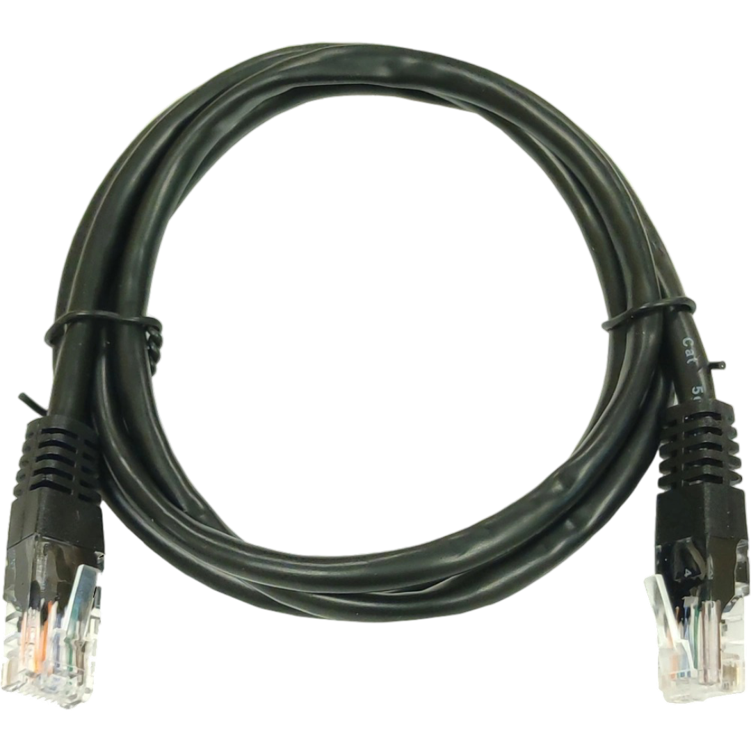 Патч-корд RJ45 PAUT3300-BK 3 м UTP Cat5e Черный (633436)