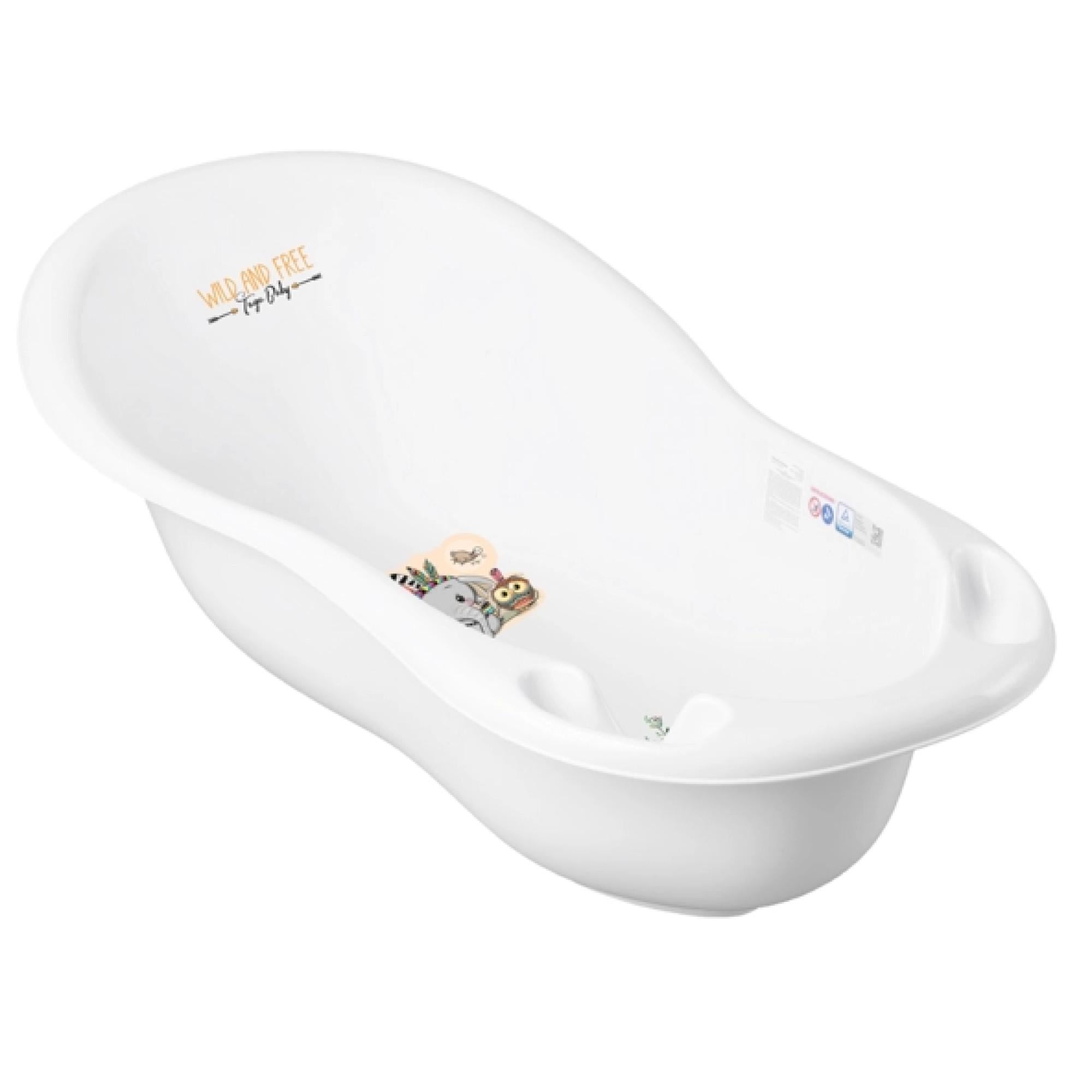 Дитяча ванночка Tega baby Дикий захід Слоник з пластику 102 см Білий (150-98-DZ-005-103-SŁONIK) Дитяча ванночка Tega baby Дикий захід Слоник з пластику 102 см Білий (150-98-DZ-005-103-SŁONIK)