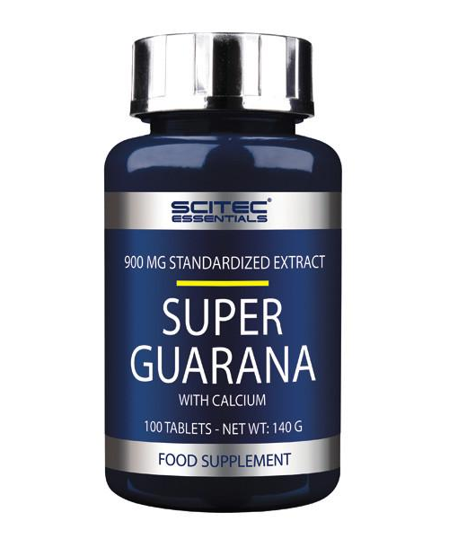 Предтренировочный комплекс Scitec Essentials Super Guarana 100 таблеток