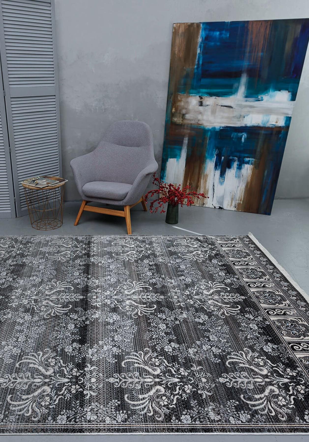 Ковер Kasmir 7/24 0210 160x235 см Grey (103001623)