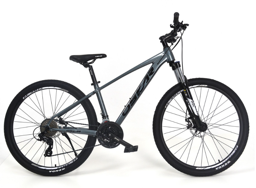 Велосипед OSKAR 27.5" Rapid 2.0 рама 15" AL 2026 Сірий (8585053830794)