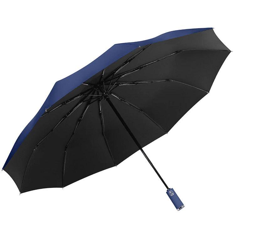 Зонт складной автомат 10 спиц d 130 см Navy Blue (30332) Зонт складной автомат 10 спиц d 130 см Navy Blue (30332)