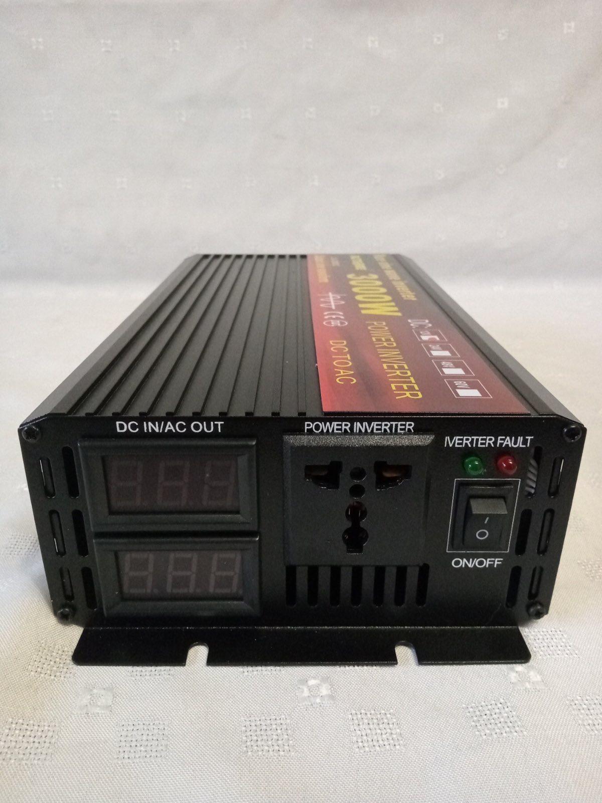 Інвертор 3000 W 12/220 V із чистим синусом Autsome Sawo JS-3000Q (N-21) - фото 3 Інвертор 3000 W 12/220 V із чистим синусом Autsome Sawo JS-3000Q (N-21) - фото 3