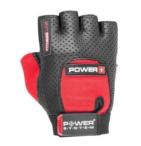 Перчатки для фитнеса и тяжелой атлетики Power System Power Plus PS-2500 XS Black/Red