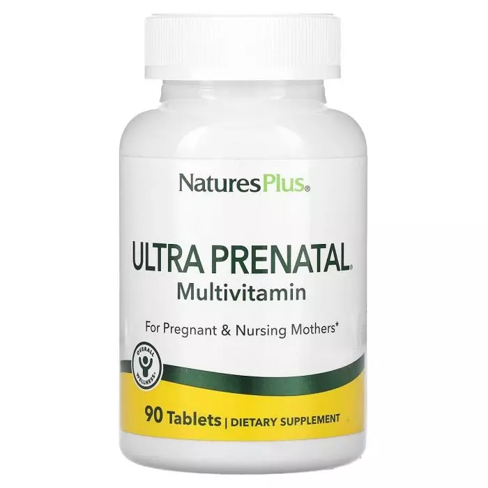 Мультивітаміни ультрапренатальні Natures Plus Ultra Prenatal Multivitamin 90 таблеток (NTP3084)