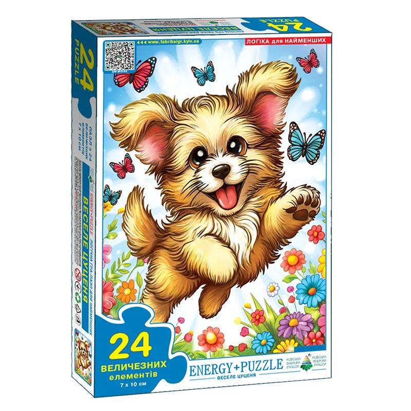 Пазл Энергия Плюс Веселый щенок 24 эл. (Ен.8298)