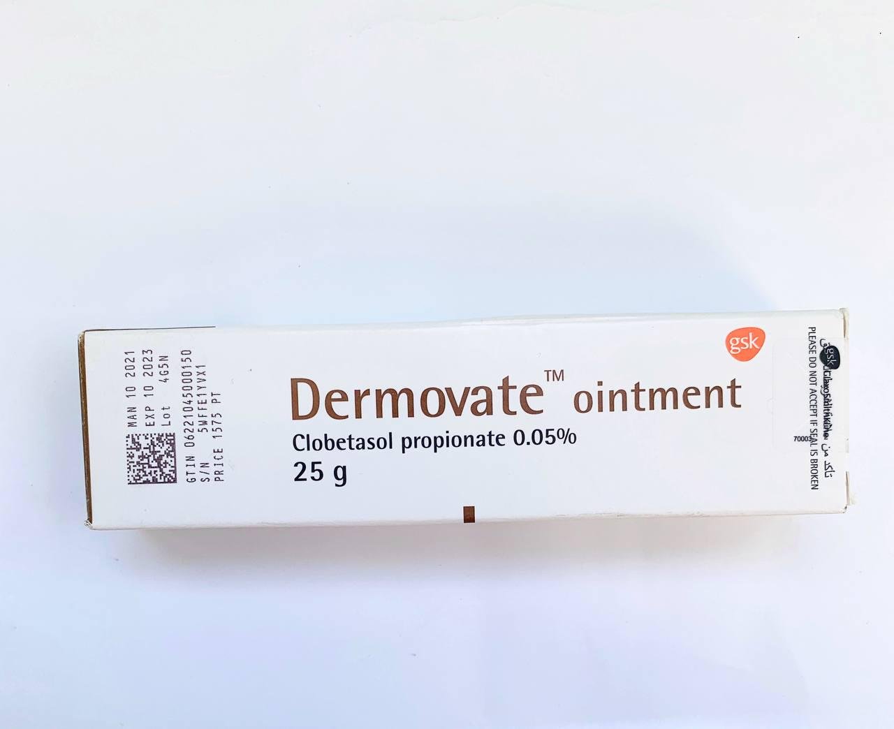 Мазь для борьбы с псориазом Dermovate ointment 25 г