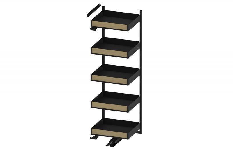 Карго Rejs MAXI Space Puro Универсальный дерево 600x1700 мм 5 полок Черный (WE35.0062.12.C74)