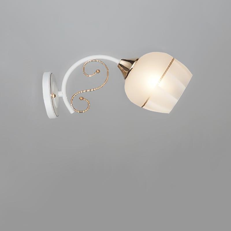 Бра настінне Light House SRS-16238/1W на одну лампу Білий/Золото