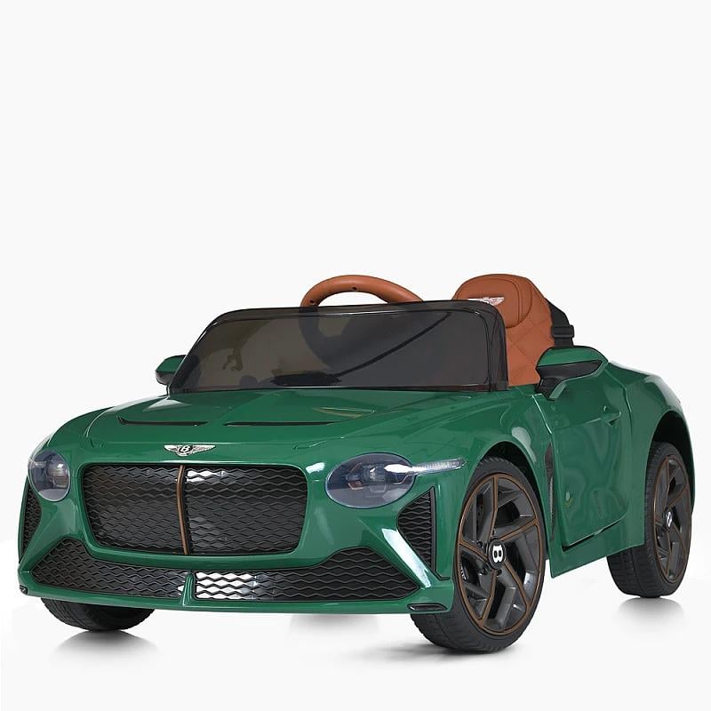 Электромобиль детский Bambi Bentley JE1008EBLR-10 4WD со светом Темно-зеленый (14611812) - фото 1