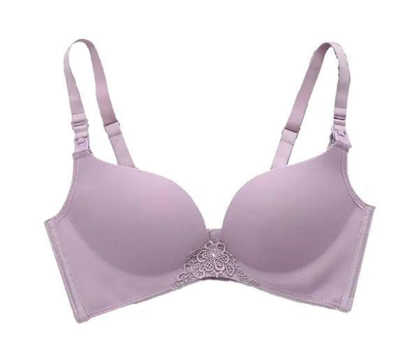 Бюстгальтер бесшовный для кормления 80 С Сиреневый