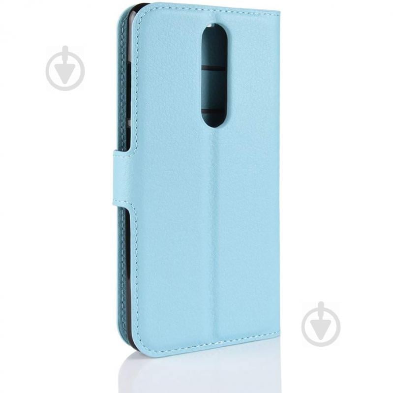 Чехол-книжка Litchie Wallet для Nokia 5.1 Голубой (hub_dTIt03884) - фото 5