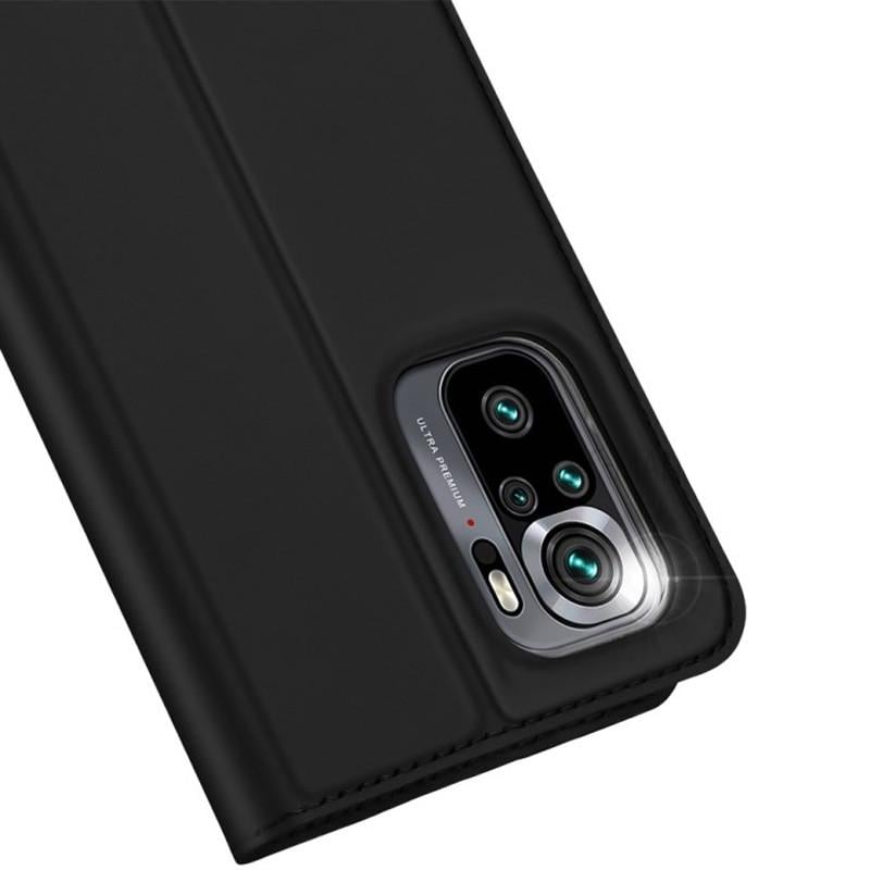 Чехол-книжка Dux Ducis с карманом для визиток для Xiaomi Redmi Note 10/Note 10s Черный (167194) - фото 3 Чехол-книжка Dux Ducis с карманом для визиток для Xiaomi Redmi Note 10/Note 10s Черный (167194) - фото 3