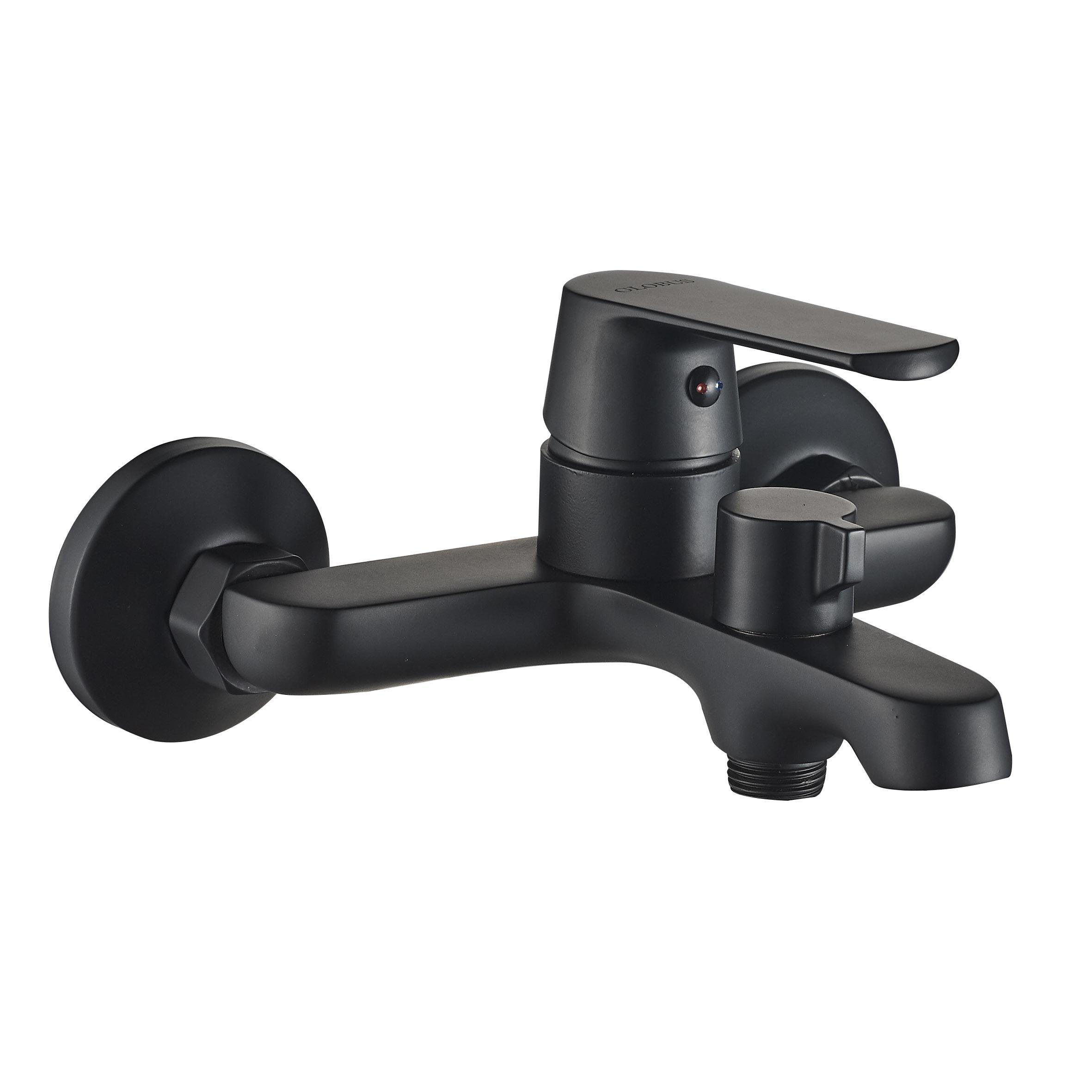 Змішувач для ванної Globus Lux Laguna GLA-0102NE-10-BB 000022555 одноважільний Чорний (126164)