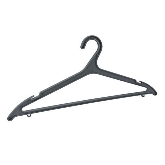 Вішалка для одягу Блікпласт Тип 1 велика 45,8 см 5 шт. Чорний (MBK-85003)
