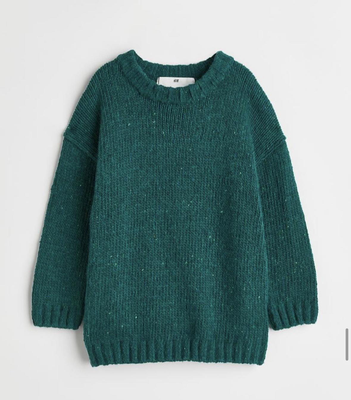 Свитер детский H&M 92 см Зеленый (1117607)