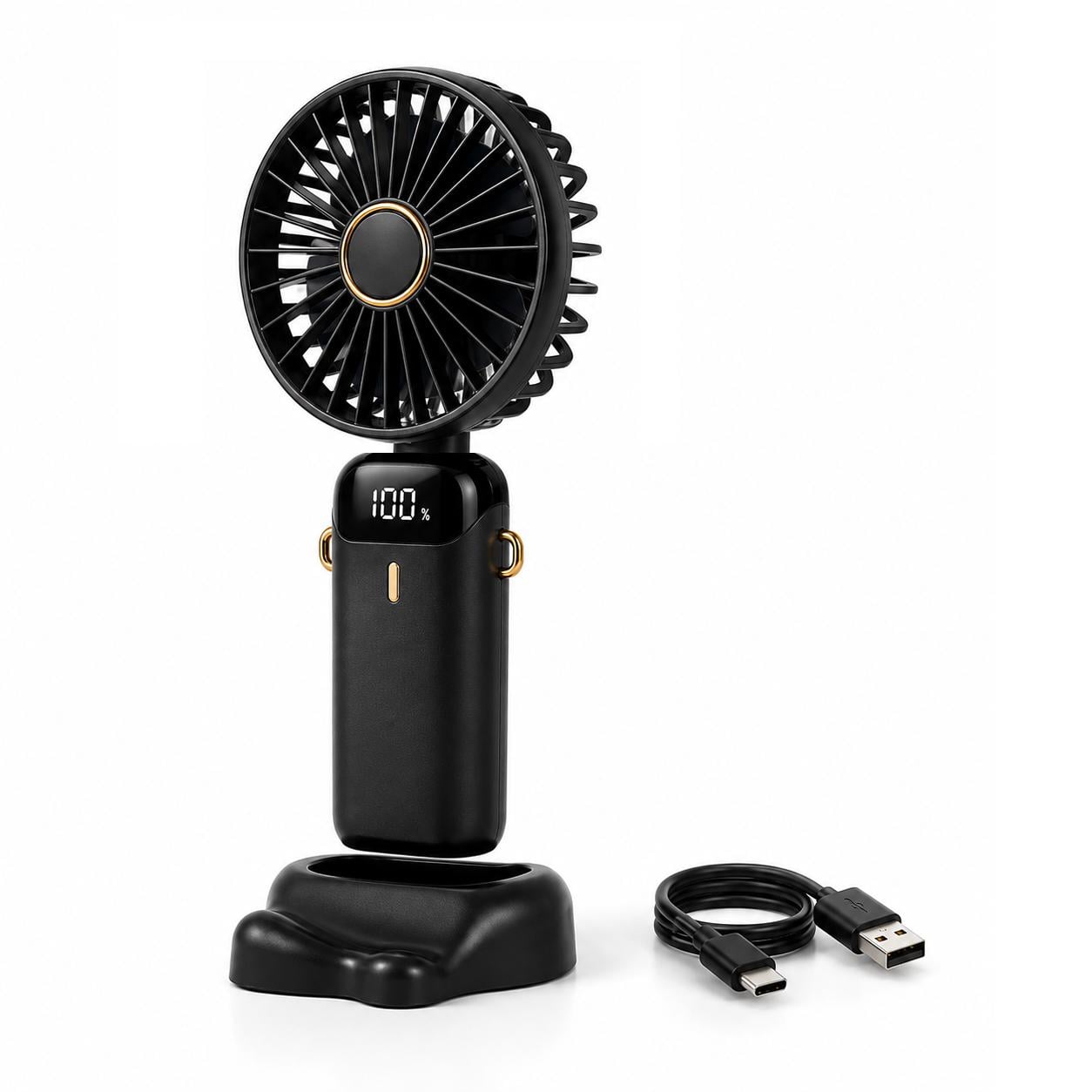 Вентилятор мини ручной аккумуляторный Handy Mini Fan ручной/нашейный/карманный Черный (VNTLTR-BLU-0855) Вентилятор мини ручной аккумуляторный Handy Mini Fan ручной/нашейный/карманный Черный (VNTLTR-BLU-0855)