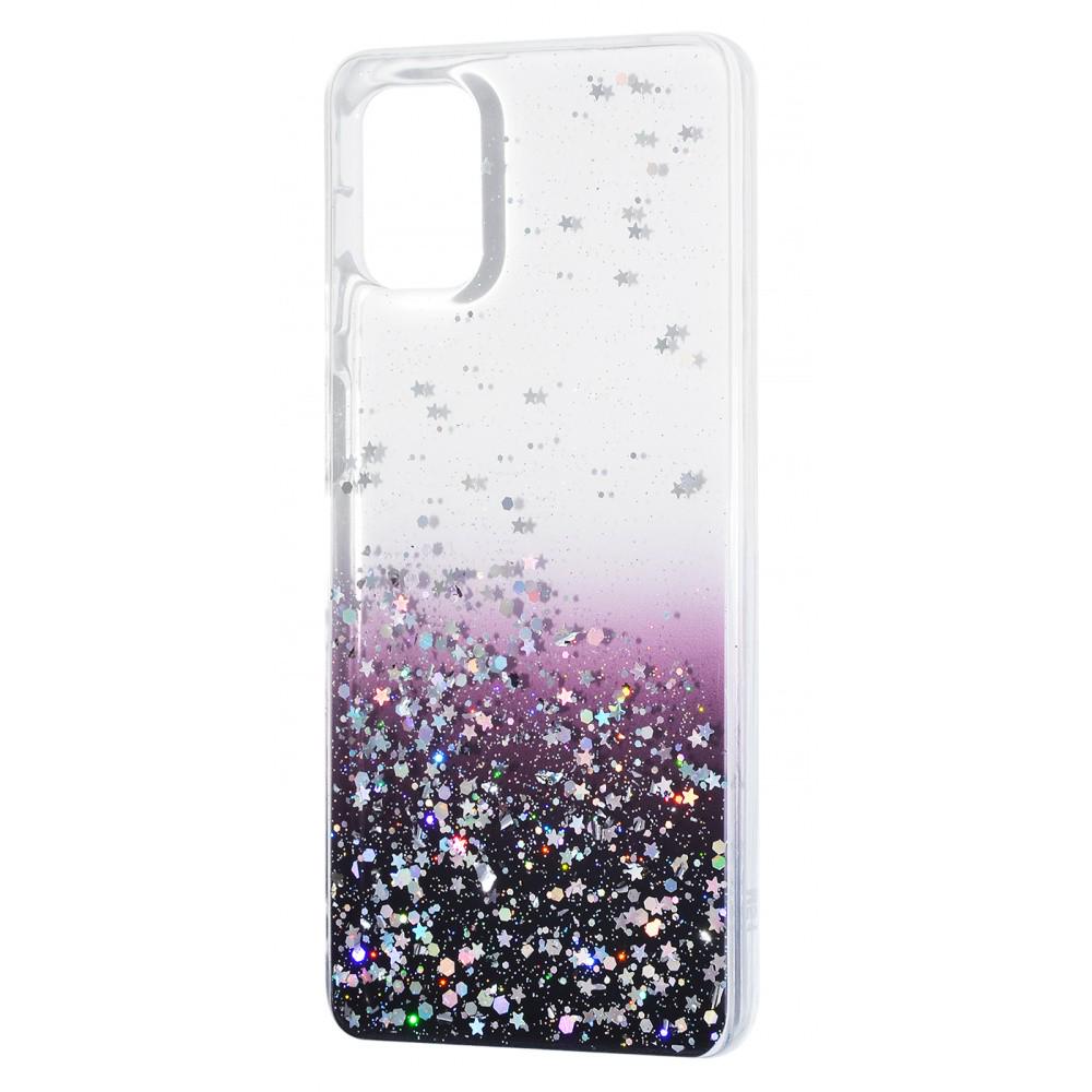 Чехол с камнями и блёстками WAVE Confetti Case (TPU) Samsung Galaxy M51 (M515F) white - фото 3