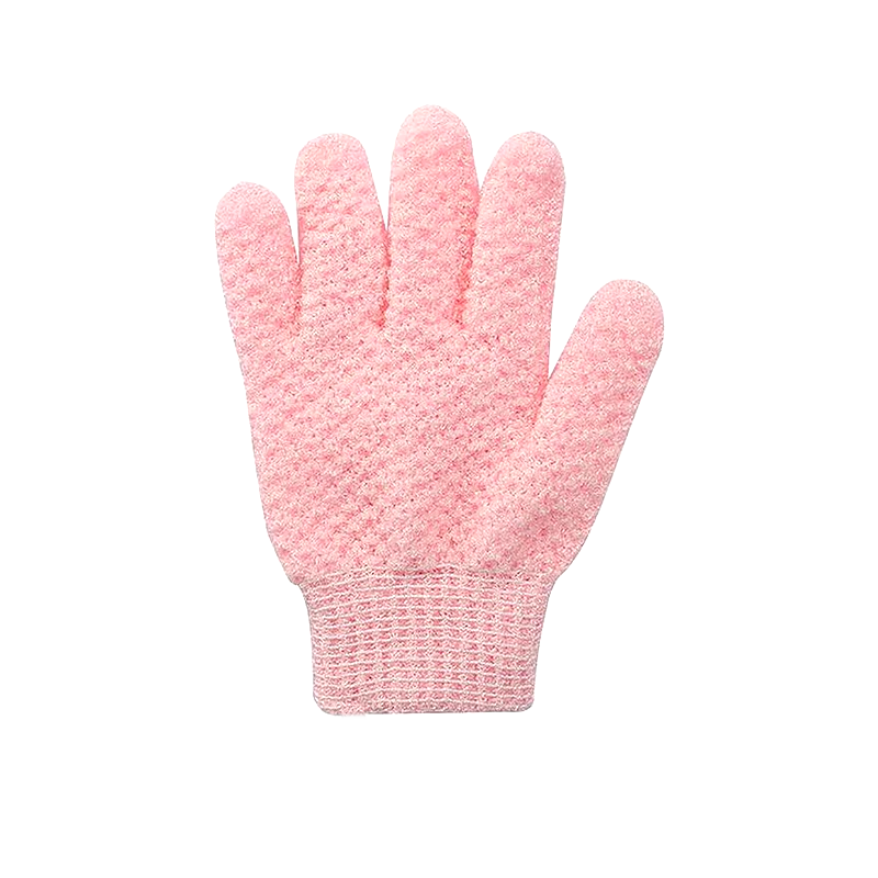 Перчатка мочалка отшелушивающая для пилинга тела Розовый (2394930449)