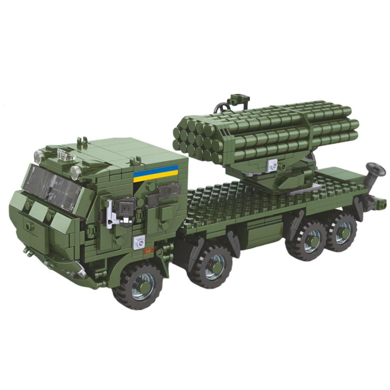Конструктор KB 1102 Військовий БТР ЗСУ Захисники Вітчизни 700 дет. (30476545)