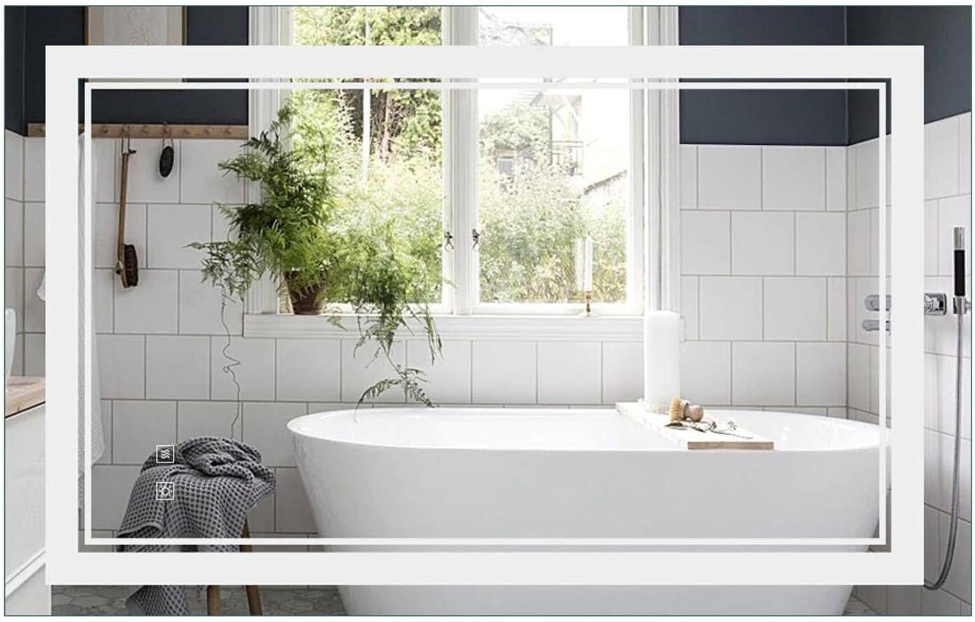 Зеркало Dim Dzerkal VOMIA с LED-подсветкой/сенсорным управлением/подогревом 50х70 см (11770)