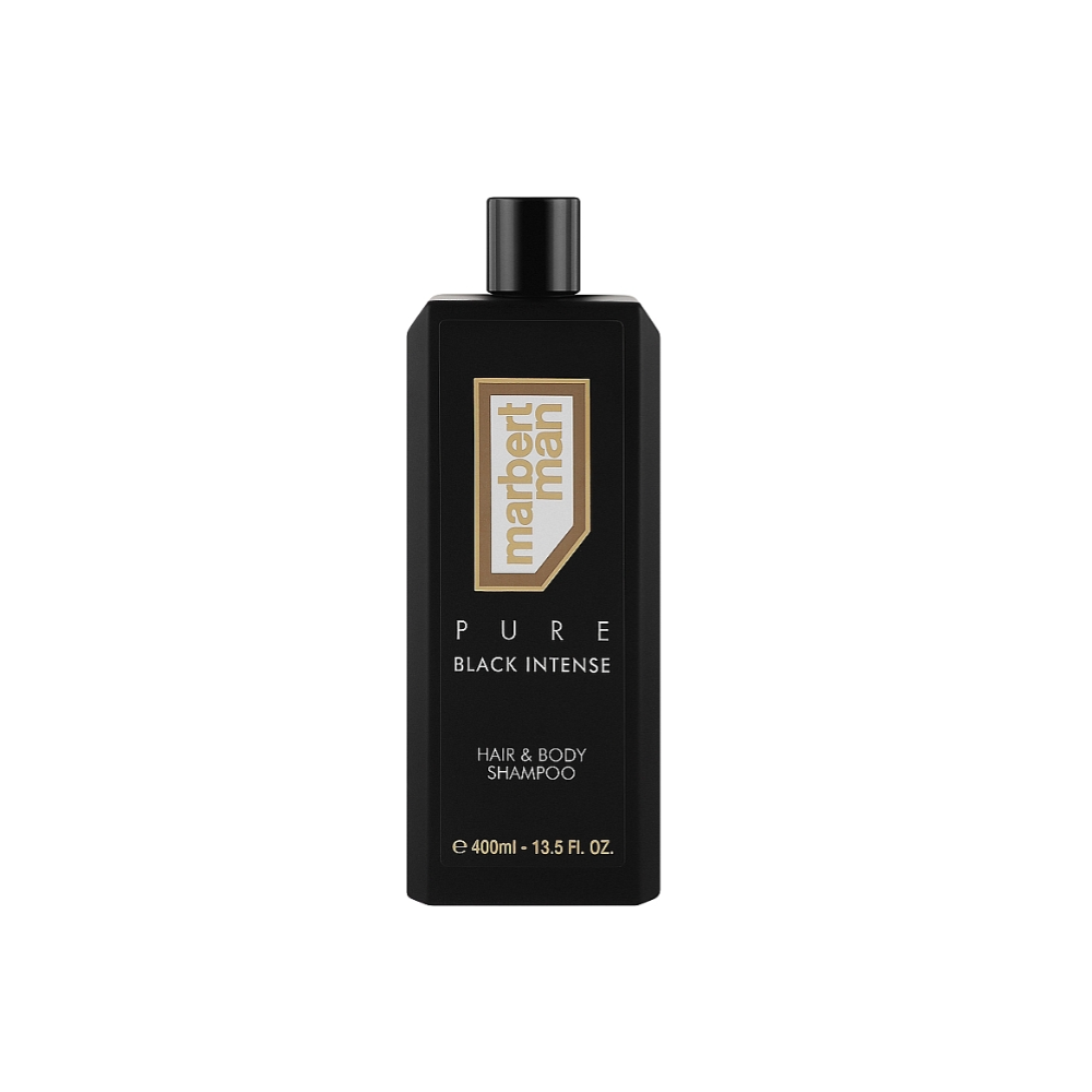 Шампунь для волосся та тіла Marbert Man Pure Black Intense Hair & Body Shampoo 400 мл (456013)