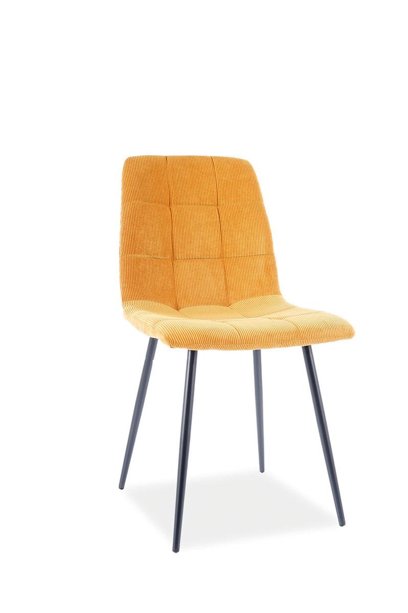 Стул Mila Sztruks Вельвет Черный/Кари (MILASCCU)