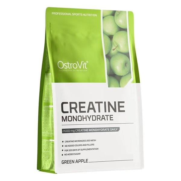 Креатин моногидрат OstroVit Creatine Monohydrate 300 г 120 порций Green Apple (000006394)