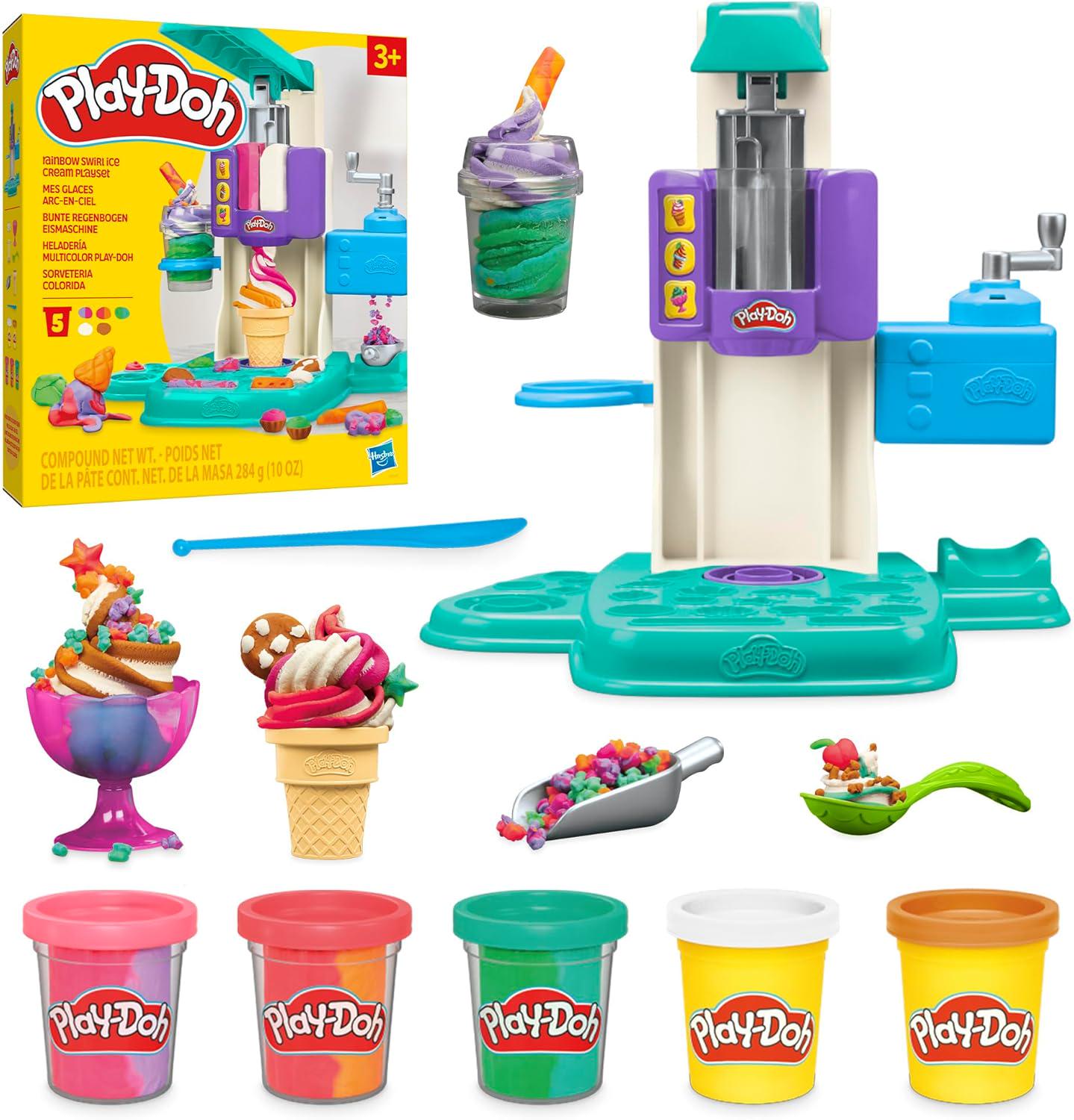 Игровой набор Hasbro Play-Doh Радужное мороженое (36825660)