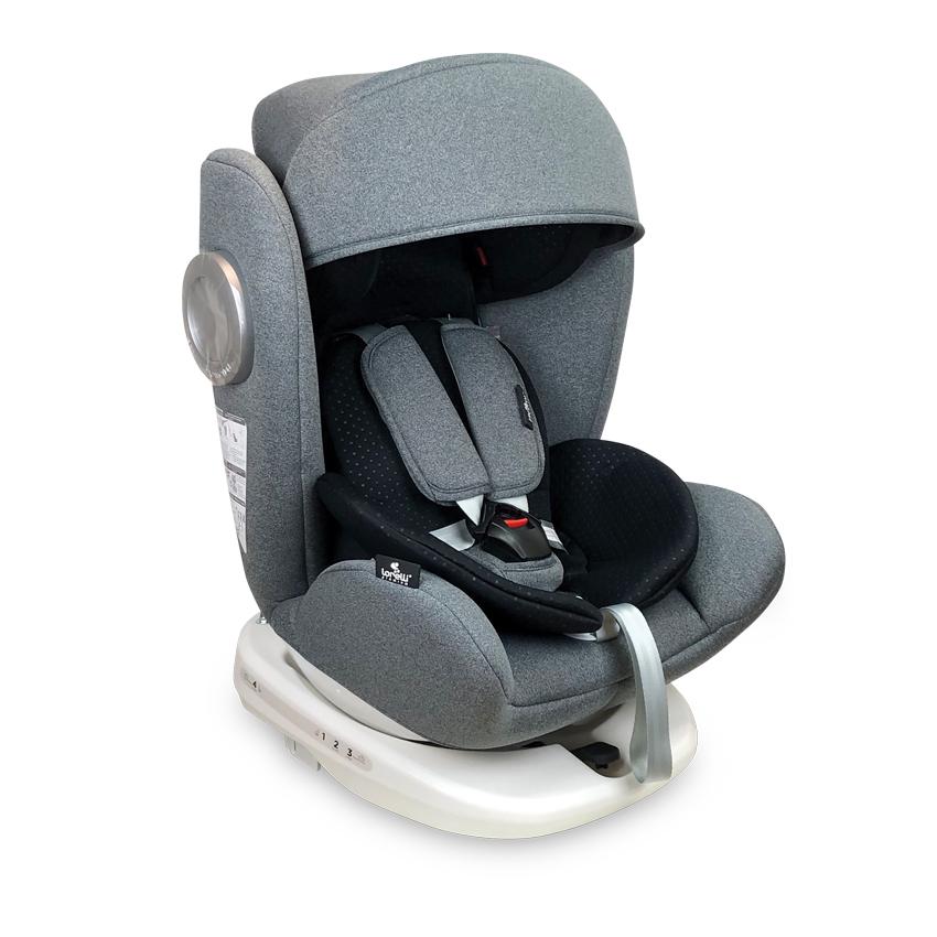 Автокресло Lorelli Lusso SPS Isofix 0-36 кг Grey (46230)